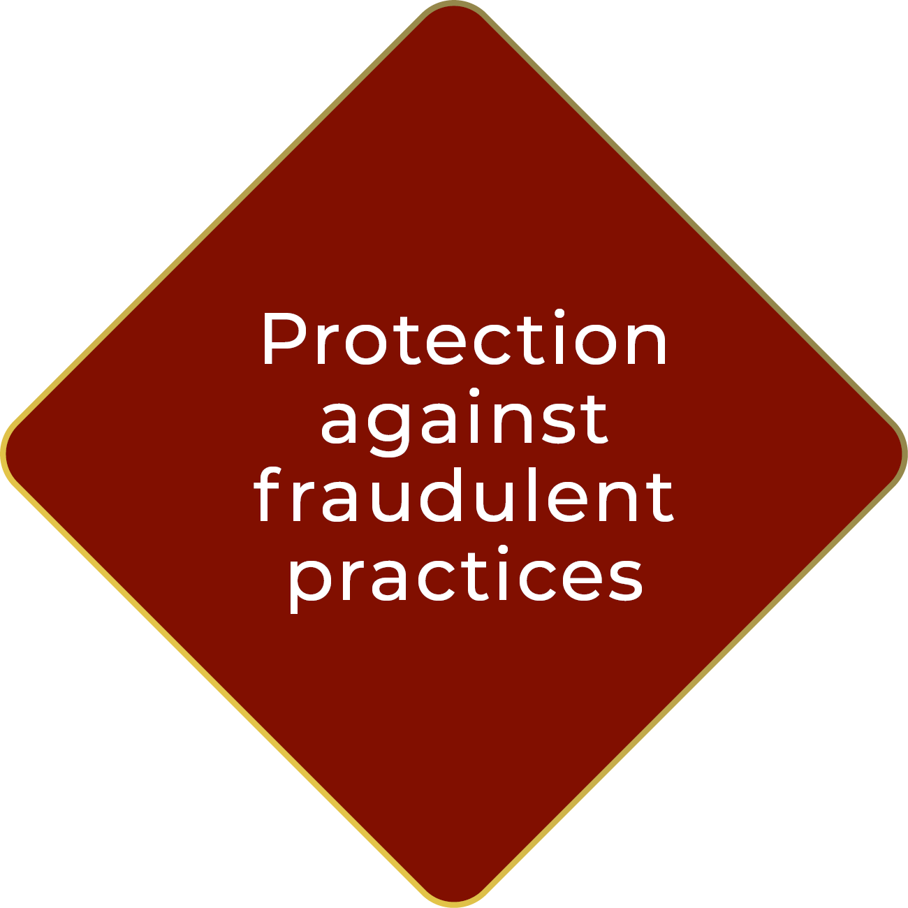 Protection against fraudulent practices