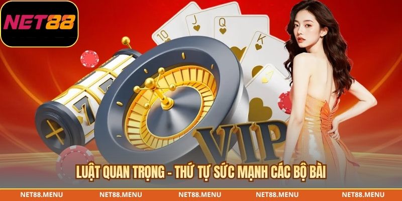 Thứ hạng tay bài trong luật chơi poker online